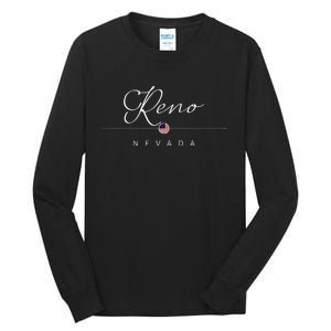 Reno Nevada Nv On Reno Tall Long Sleeve T-Shirt