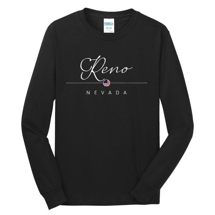 Reno Nevada Nv On Reno Tall Long Sleeve T-Shirt