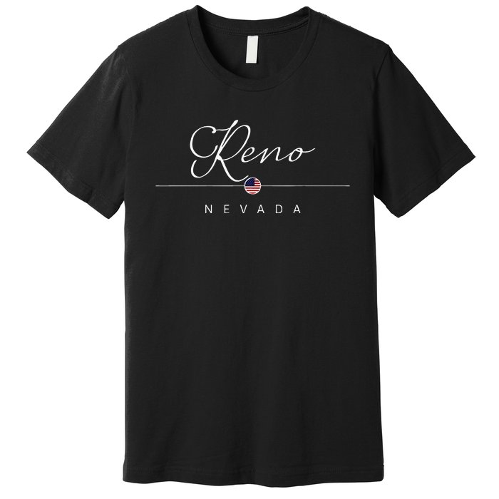 Reno Nevada Nv On Reno Premium T-Shirt