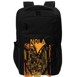 Remember Nola Never Forget New Orleans Always Support Strong Impact Tech Backpack