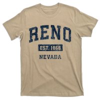 Reno Nevada Nv Vintage Established T-Shirt