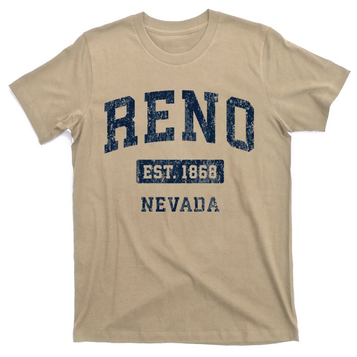 Reno Nevada Nv Vintage Established T-Shirt