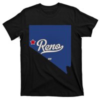 Reno Nevada NV Map T-Shirt