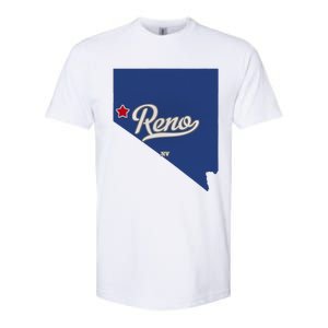 Reno Nevada NV Map Softstyle CVC T-Shirt