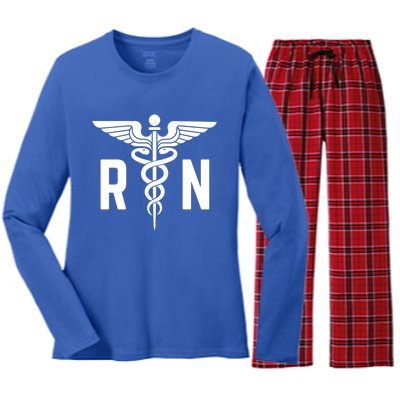 Registered Nurse Nursing Heros Meaningful Gift Patriotic Cute Gift Women's Long Sleeve Flannel Pajama Set 