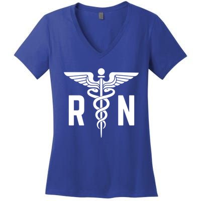 Registered Nurse Nursing Heros Meaningful Gift Patriotic Cute Gift Women's V-Neck T-Shirt