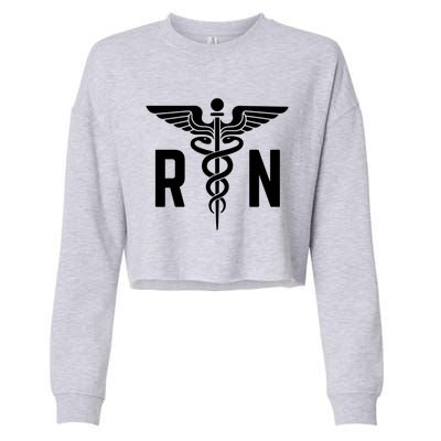 Registered Nurse Nursing Heros Meaningful Gift Patriotic Cute Gift Cropped Pullover Crew