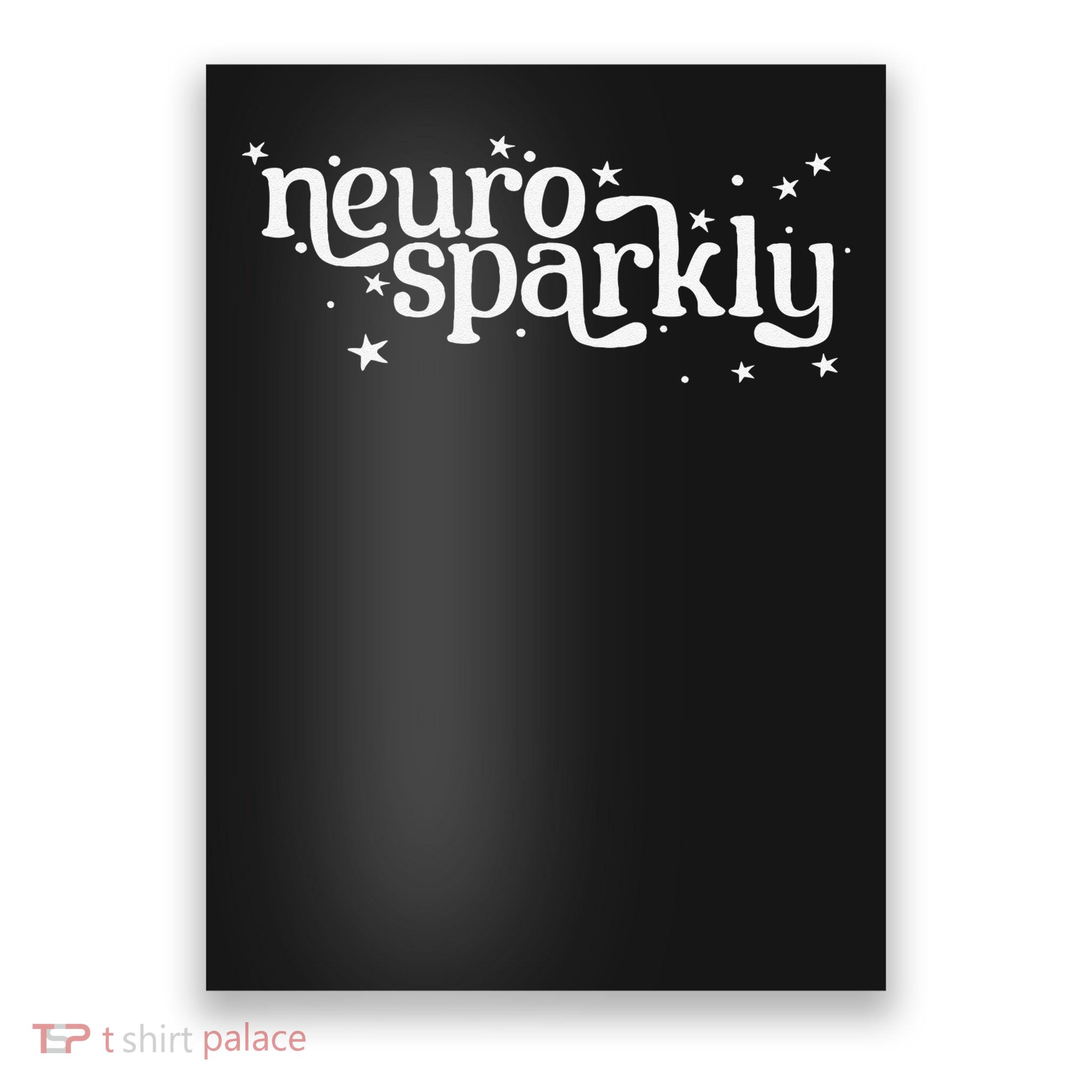 Retro Neurodivergent Neuro Sparkly Autism Spectrum ADHD Poster