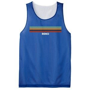 Reno Nevada Nv Us Cities Of America Retro Gift Mesh Reversible Basketball Jersey Tank