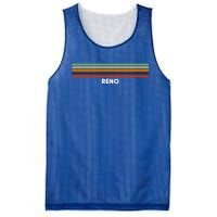 Reno Nevada Nv Us Cities Of America Retro Gift Mesh Reversible Basketball Jersey Tank