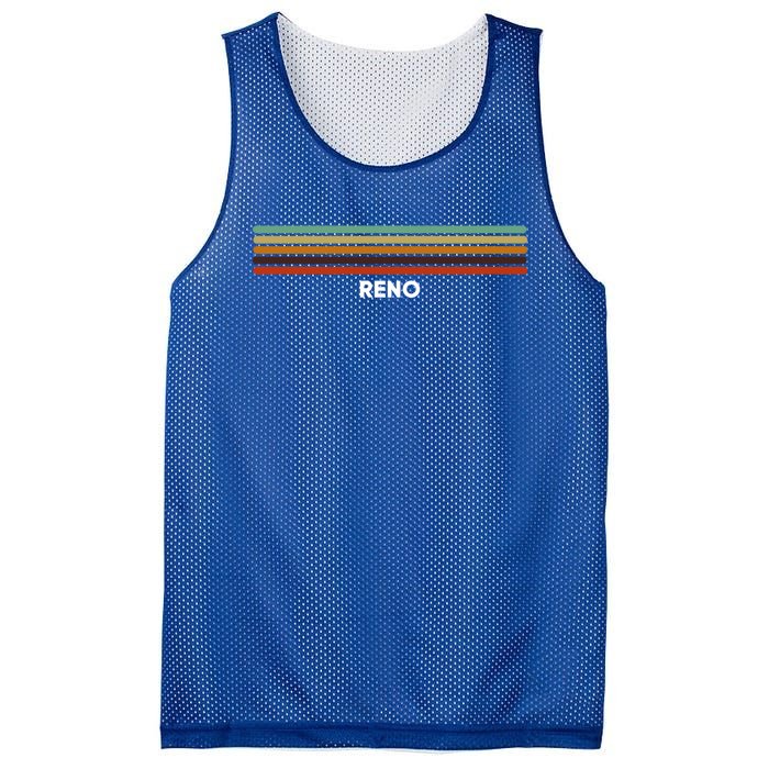 Reno Nevada Nv Us Cities Of America Retro Gift Mesh Reversible Basketball Jersey Tank