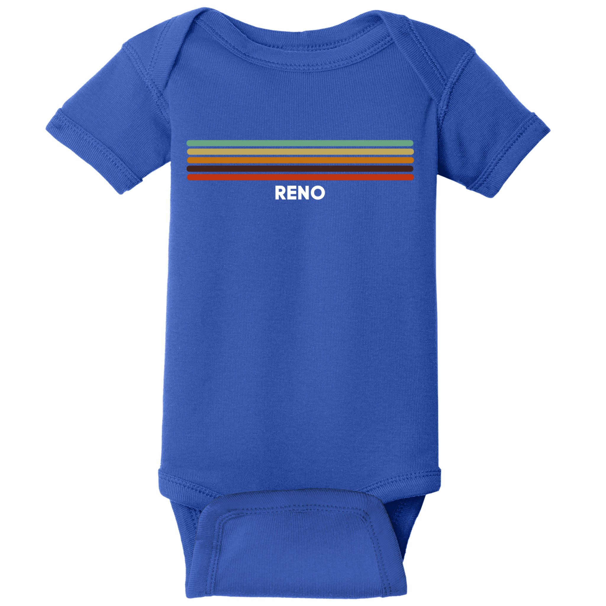 Reno Nevada Nv Us Cities Of America Retro Gift Baby Bodysuit