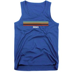 Reno Nevada Nv Us Cities Of America Retro Gift Tank Top