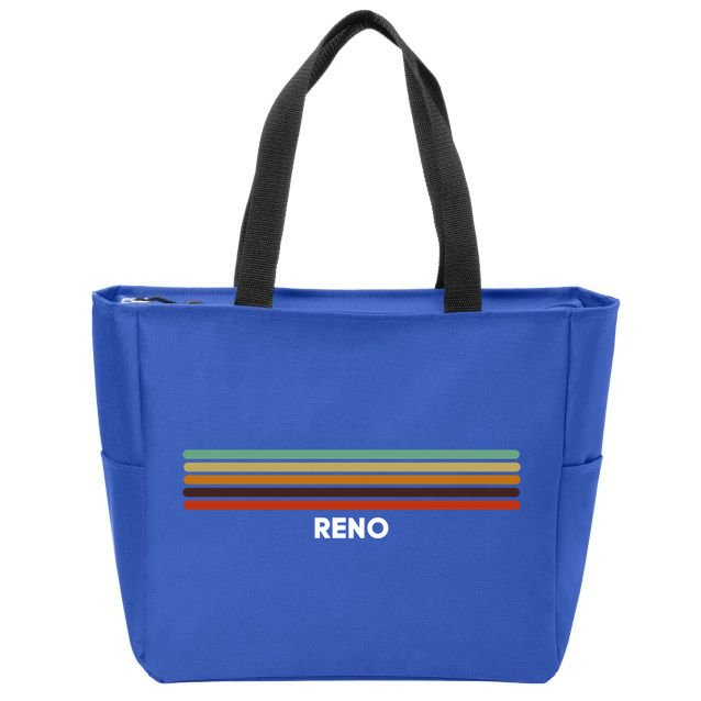 Reno Nevada Nv Us Cities Of America Retro Gift Zip Tote Bag