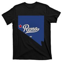 Reno Nevada NV Map T-Shirt