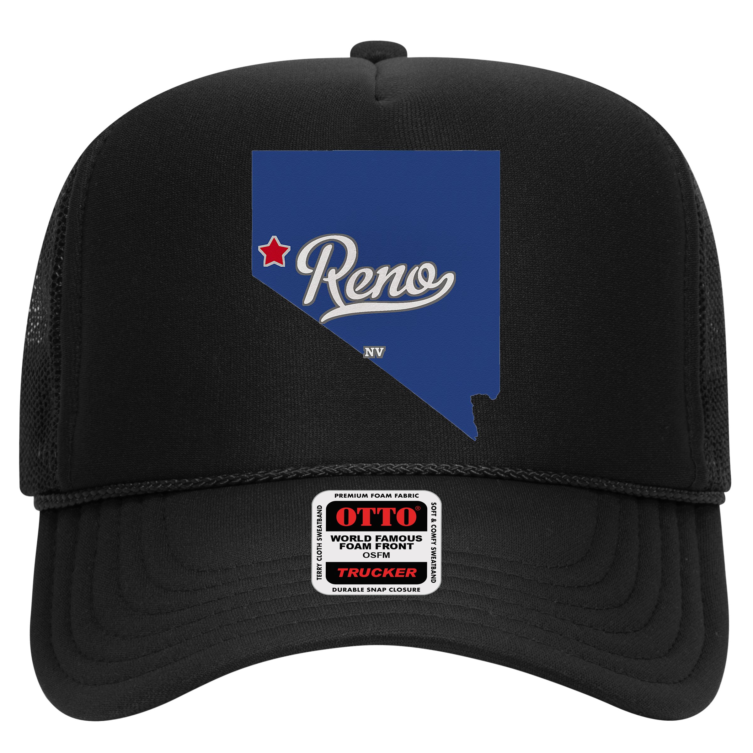 Reno Nevada NV Map Hat