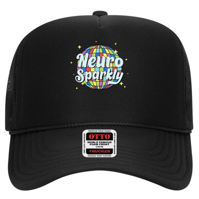 Retro Neurodivergent Neuro Sparkly Autism Spectrum ADHD Trucker Hat