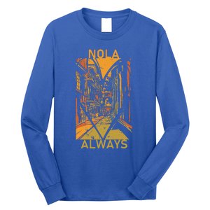 Remember Nola Never Forget New Orleans Always Support Strong Long Sleeve Shirt