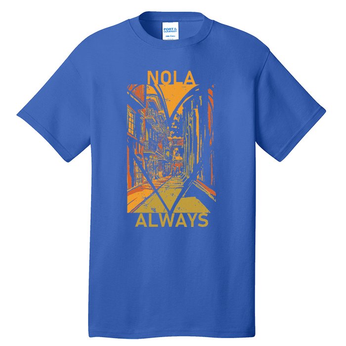 Remember Nola Never Forget New Orleans Always Support Strong Tall T-Shirt