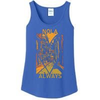 Remember Nola Never Forget New Orleans Always Support Strong Ladies Essential Tank