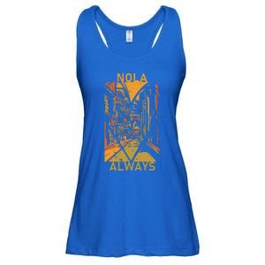 Remember Nola Never Forget New Orleans Always Support Strong Ladies Essential Flowy Tank