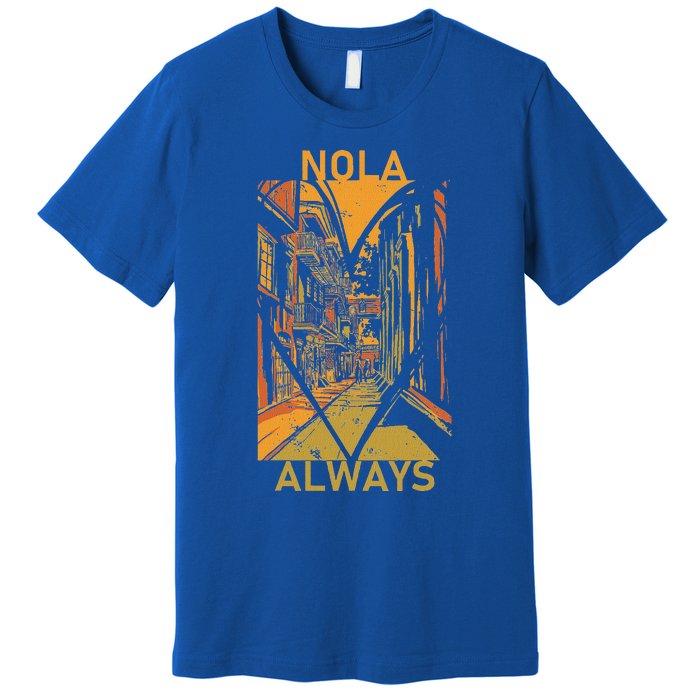 Remember Nola Never Forget New Orleans Always Support Strong Premium T-Shirt