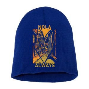 Remember Nola Never Forget New Orleans Always Support Strong Short Acrylic Beanie