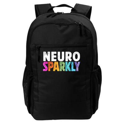 Retro Neurodivergent Neuro Sparkly Autism Spectrum ADHD Daily Commute Backpack