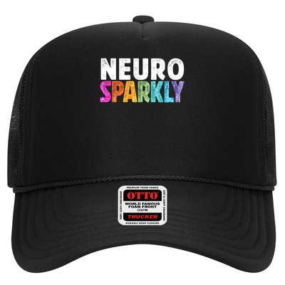 Retro Neurodivergent Neuro Sparkly Autism Spectrum ADHD Trucker Hat