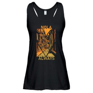 Remember Nola Never Forget New Orleans Always Support Strong Ladies Essential Flowy Tank