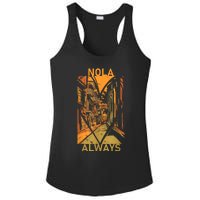 Remember Nola Never Forget New Orleans Always Support Strong Ladies PosiCharge Competitor Racerback Tank