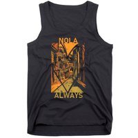 Remember Nola Never Forget New Orleans Always Support Strong Tank Top