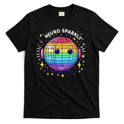 Retro Neurodivergent Neurosparkly Autism Spectrum Adhd T-Shirt