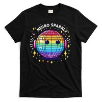 Retro Neurodivergent Neurosparkly Autism Spectrum Adhd T-Shirt
