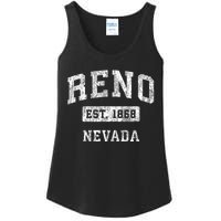 Reno Nevada Nv Vintage Established Sports Ladies Essential Tank