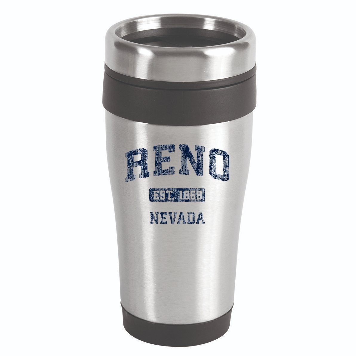Reno Nevada Nv Vintage Athletic Sports Design 16oz Travel Tumbler