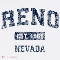 Reno Nevada Nv Vintage Athletic Sports Design Hoodie