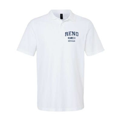 Reno Nevada Nv Vintage Athletic Sports Design Polo