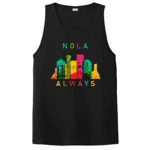 Remember Nola Never Forget New Orleans Always Support Strong PosiCharge Competitor Tank