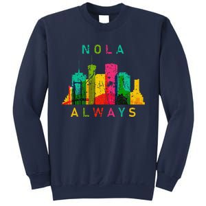 Remember Nola Never Forget New Orleans Always Support Strong Sweatshirt