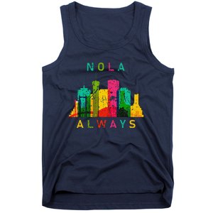 Remember Nola Never Forget New Orleans Always Support Strong Tank Top