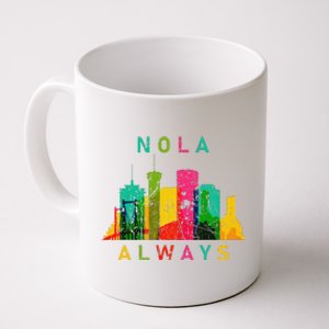 Remember Nola Never Forget New Orleans Always Support Strong Coffee Mug