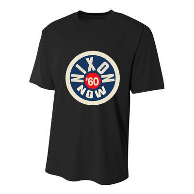 Richard Nixon Now Political Campaign 1960 Youth Performance Sprint T-Shirt