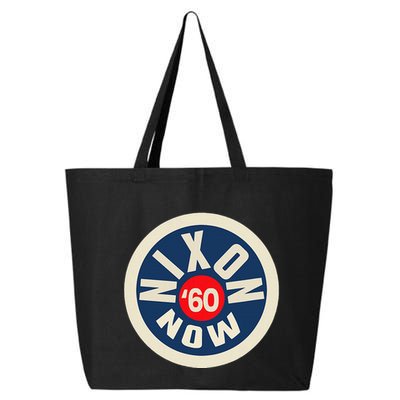 Richard Nixon Now Political Campaign 1960 25L Jumbo Tote
