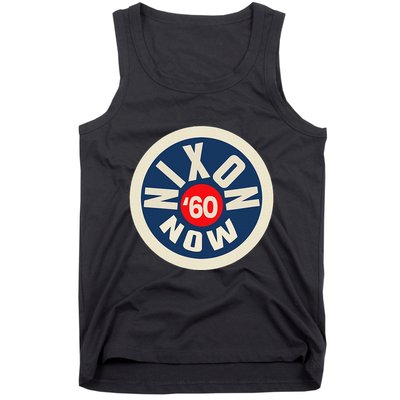 Richard Nixon Now Political Campaign 1960 Tank Top