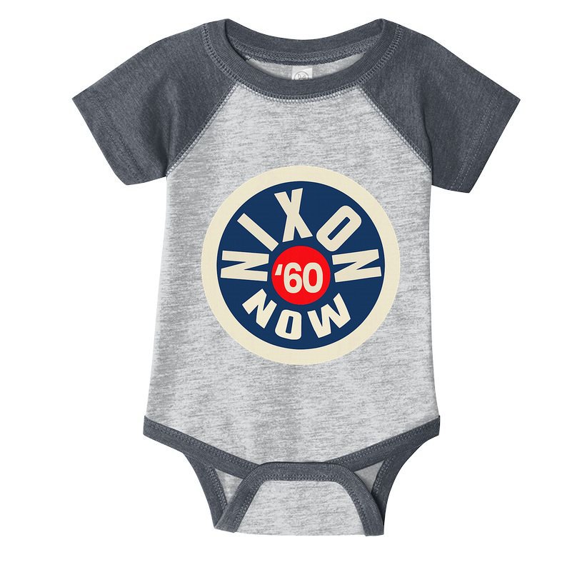 Richard Nixon Now Political Campaign 1960 Infant Baby Jersey Bodysuit