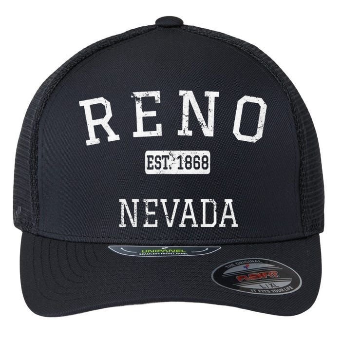 Reno Nevada NV Vintage Flexfit Unipanel Trucker Cap