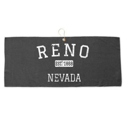 Reno Nevada NV Vintage Large Microfiber Waffle Golf Towel