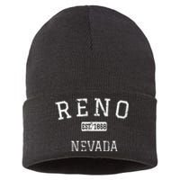 Reno Nevada NV Vintage Sustainable Knit Beanie