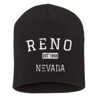 Reno Nevada NV Vintage Short Acrylic Beanie